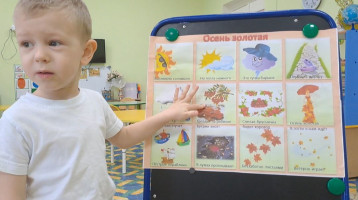 Воспитанники заучивают стихотворение по мнемотаблице Воспитанники заучивают стихотворение по мнемотаблице.