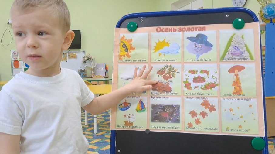 Воспитанники заучивают стихотворение по мнемотаблице Воспитанники заучивают стихотворение по мнемотаблице.